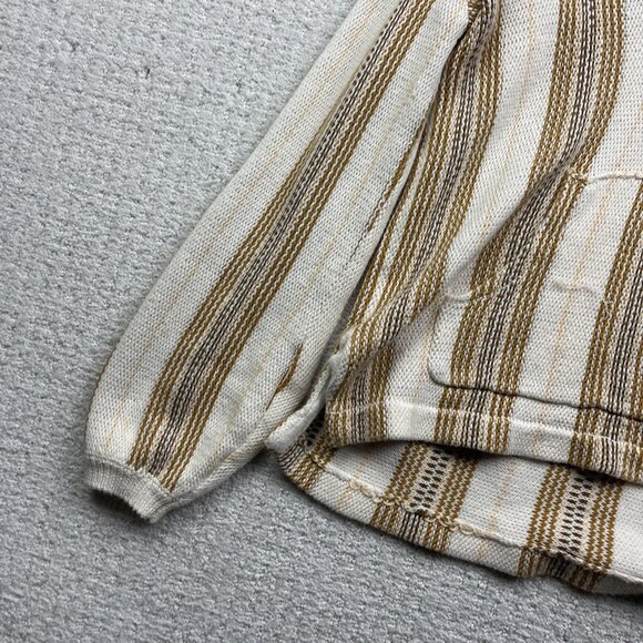 Y2K O'neil Surf Hoodie Boho Multicolor Striped Knit Women Sz XS Skater Goth Emo - Picture 2 of 15